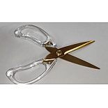 Ножницы самозатачивающиеся для кухни и дома прозрачные ручки