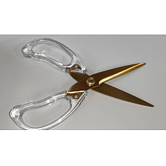 Ножницы самозатачивающиеся для кухни и дома прозрачные ручки