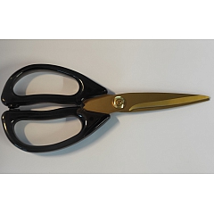 Ножницы самозатачивающиеся для дома и кухни черные ручки